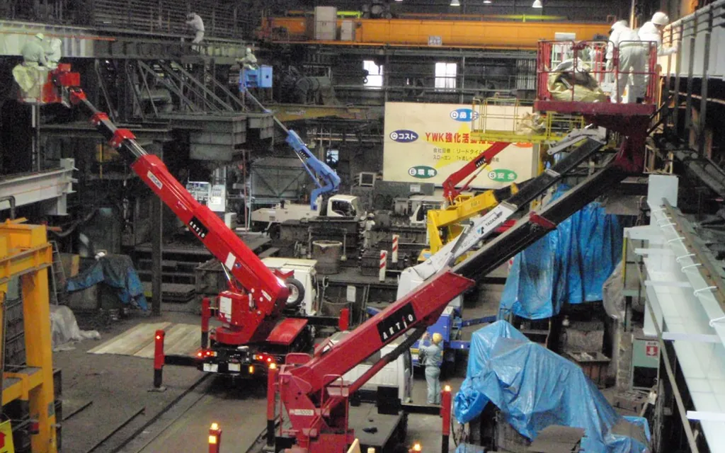 Equipment networking and data acquisition on-site photo