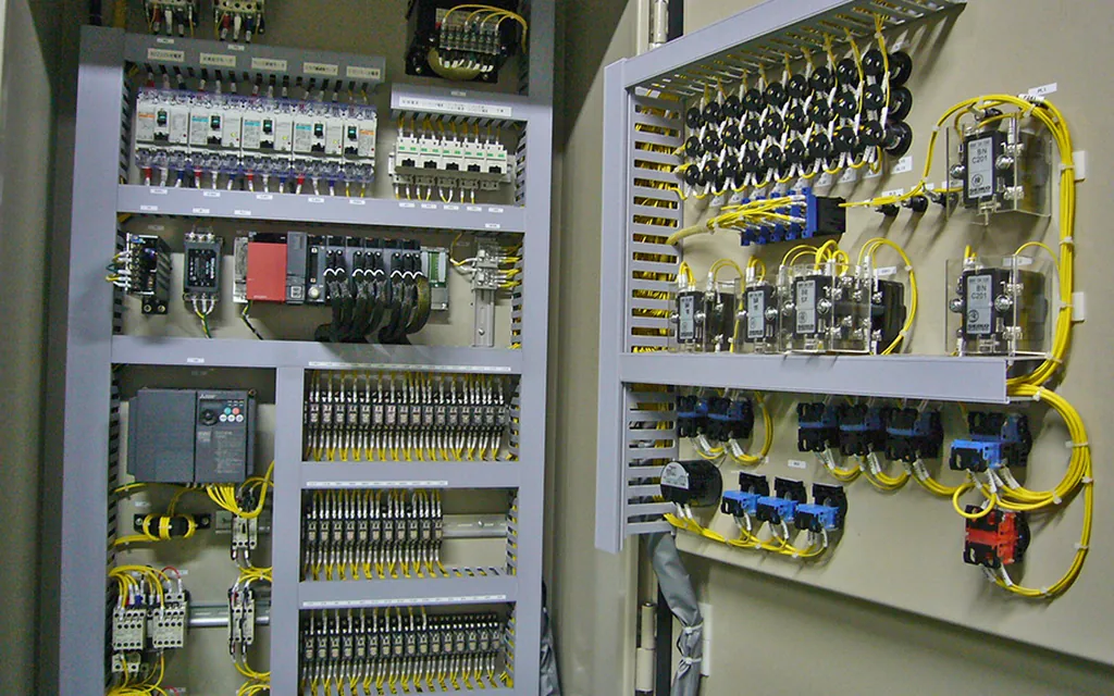 PLC and electrical control system retrofit on-site photo