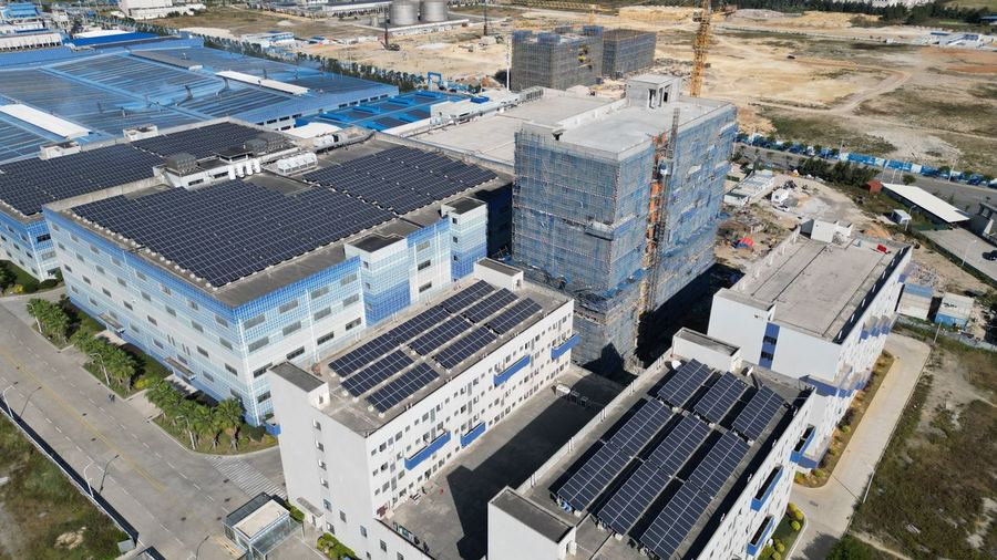 Industry on site in Meishan