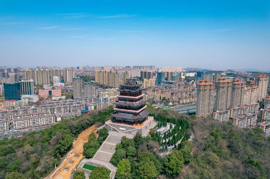 Langzhong landmark scenery